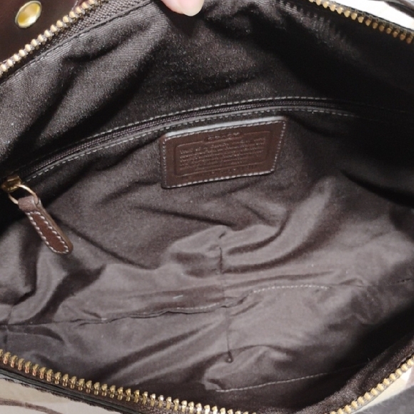 FIRM PRICE! RARE! New Coach Tonal Signature C  Hobo Shoulder Bag Dust Bag - Picture 9 of 16